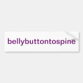 Pilates Bumpersticker (Voorkant)