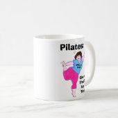 "PILATES- Circus Acts" Koffiemok (Voorkant rechts)