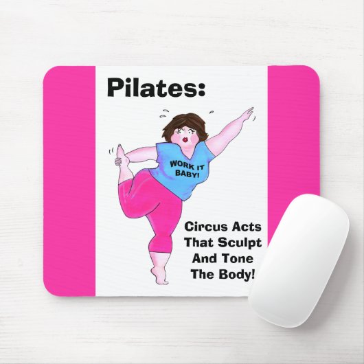 "PILATES- Circus Acts" Muismat (Met muis)