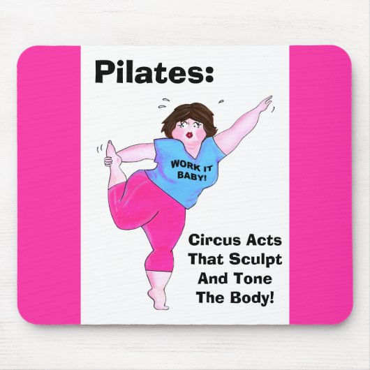 "PILATES- Circus Acts" Muismat (Voorkant)