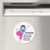 PILATES: Circus doet dat beeld en snijdt het licha Magneet (Insitu (Vaatwasser))