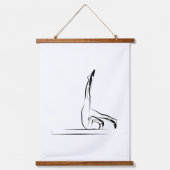 Pilates Control Balance Pose - Hervormer Hangend Wandkleed (Voorkant)