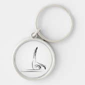 Pilates Control Balance Pose - Hervormer Sleutelhanger (Voorkant)