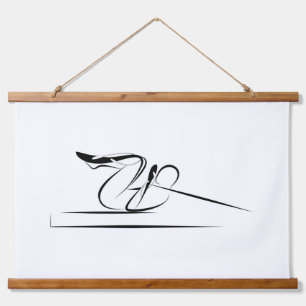 Pilates Coördinatie Pose - Hervormer Hangend Wandkleed