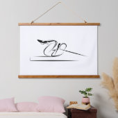 Pilates Coördinatie Pose - Hervormer Hangend Wandkleed (Slaapkamer)