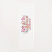 Pilates Coquette Fitness Aesthetic Workout Mat (Voorkant)