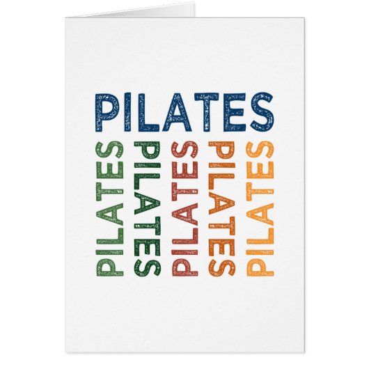 Pilates Cute Colorful (Voorkant)