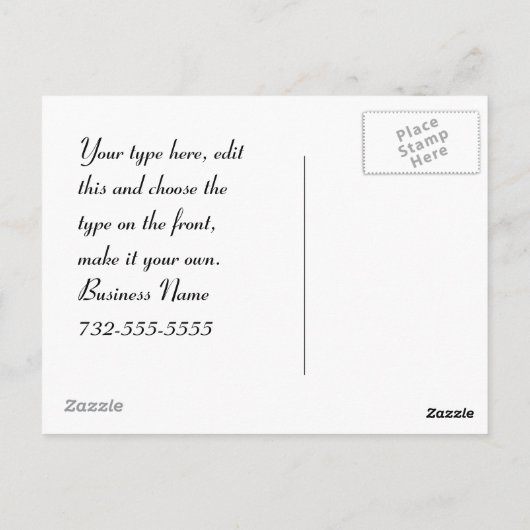 Pilates, Dans, Yoga?? Briefkaart (Achterkant)