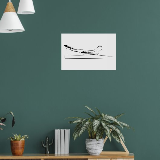 Pilates De Honderd Pose - Hervormer Poster (Woonkamer 1)