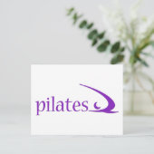 Pilates Design! Briefkaart (Staand voorkant)