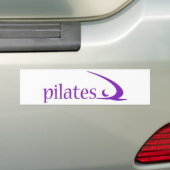 Pilates Design! Bumpersticker (Op auto)