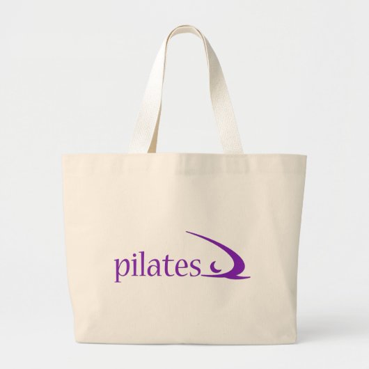 Pilates Design! Grote Tote Bag (Voorkant)