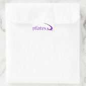 Pilates Design! Ronde Sticker (Tas)