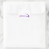 Pilates Design! Ronde Sticker (Tas)