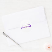 Pilates Design! Ronde Sticker (Envelop)