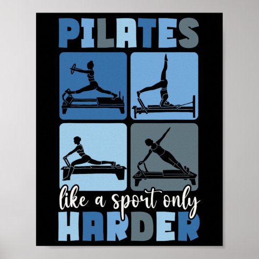 Pilates Docent Yoga  Poster (Voorkant)