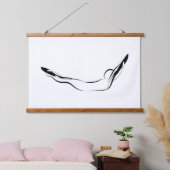 Pilates dubbele been stretch pose - Mat Hangend Wandkleed (Slaapkamer)