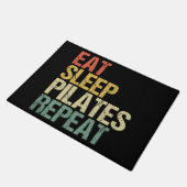 Pilates Eat Sleep Herhaal  Deurmat (Schuin)