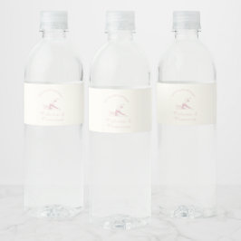 Pilates- en proseccoverjaardag voor elke leeftijd waterfles etiket