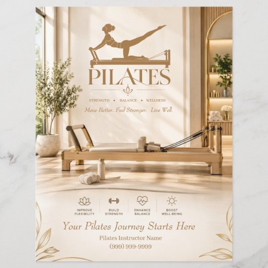 Pilates Flyer (Voorkant)