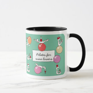 Pilates for Winelovers Mok, green Mok
