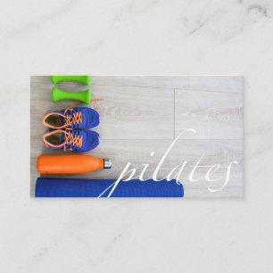 Pilates fototoestel visitekaartje