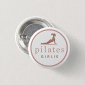Pilates Girlie Ronde Button 3,2 Cm (Voorkant /achterkant)