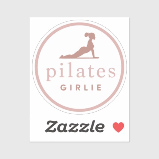 Pilates Girlie Sticker (Vel)
