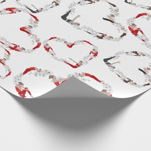 Pilates Heart Cadeaupapier (Hoek)