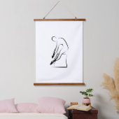 Pilates Horseback Pose - Wunda Stoel Hangend Wandkleed (Slaapkamer)