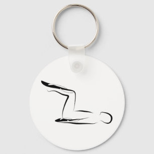 Pilates-houding Sleutelhanger