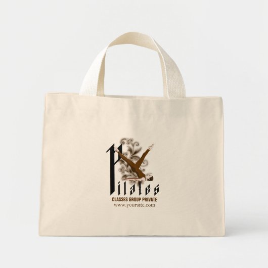 Pilates II - Gedrukte tas (Voorkant)