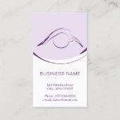 Pilates instructeur kaart met twee pilates poses visitekaartje (Achterkant)