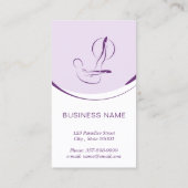 Pilates instructeur kaart met twee pilates poses visitekaartje (Achterkant)