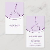 Pilates instructeur kaart met twee pilates poses visitekaartje (Voorkant / Achterkant)