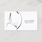 Pilates Instructeur Pilates Poses Pilates Barrel Visitekaartje (Voorkant)