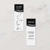 Pilates Instructeur Vier Pilates Poses Mini Visitekaartje (Voorkant / Achterkant)