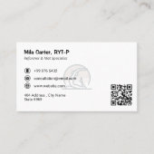 Pilates Instructor Business | Colorful Spirit Visitekaartje (Voorkant)