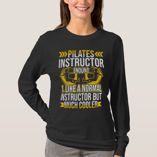 Pilates Instructor-oefening T-shirt (Voorkant)