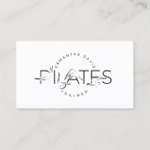 Pilates Instructor Pilates Business Card Visitekaartje (Voorkant)