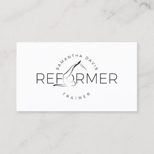 Pilates Instructor Pilates Reform Visitekaartje