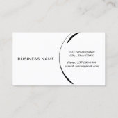 Pilates Instructor Pilates Rocker Pose Visitekaartje (Achterkant)