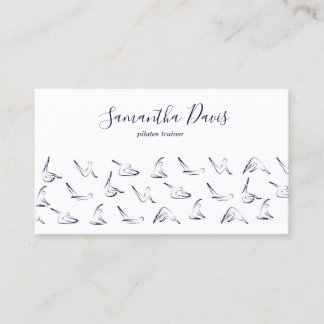 Pilates Instructor Pilates trainer Business Card Visitekaartje