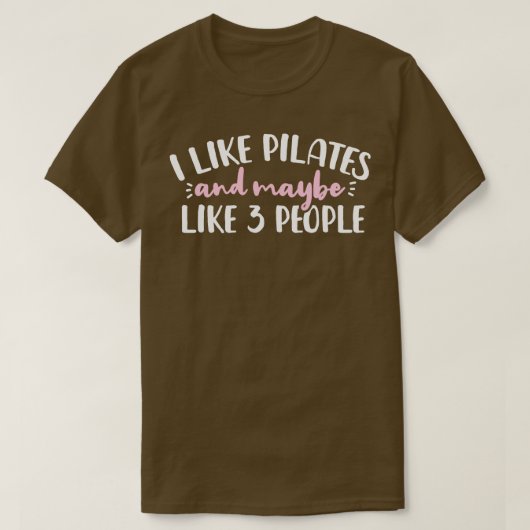 Pilates Introvert T-shirt (Design voorkant)