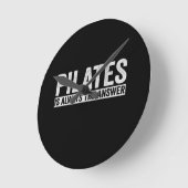 Pilates is altijd het antwoord Funny Geschenk Ronde Klok (Hoek)