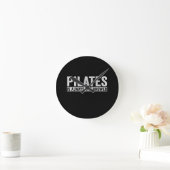 Pilates is altijd het antwoord Funny Geschenk Ronde Klok (Huis)