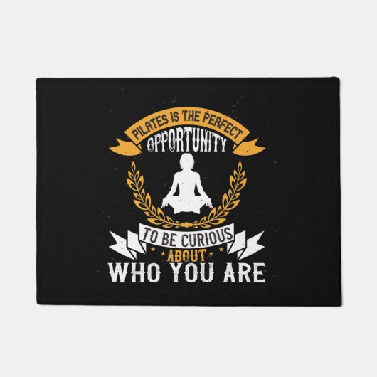 Pilates is de kans om jezelf te controleren deurmat (Voorkant)