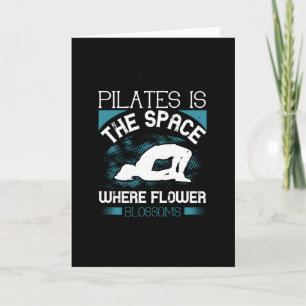 Pilates is de ruimte waar bloesems bloesems kaart