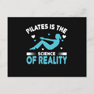 Pilates is de wetenschap van de realiteit briefkaart