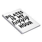 Pilates is mijn gelukkige uur notitieboek (Rechterzijde)